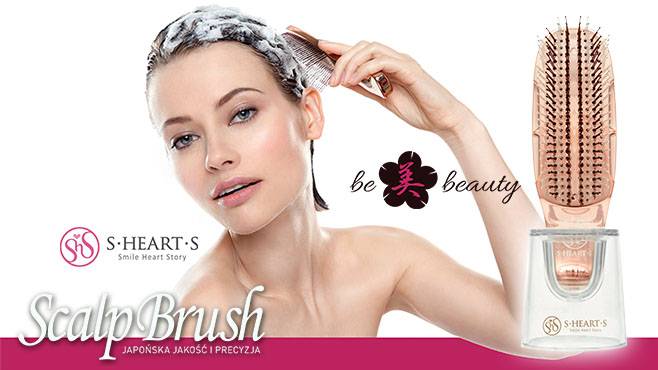 Scalp Brush - Innowacyjna szczotka do pielęgnacji skóry głowy i włosów.
