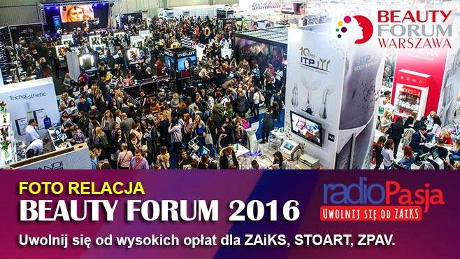 Radio Pasja na targach BEAUTY FORUM 2016