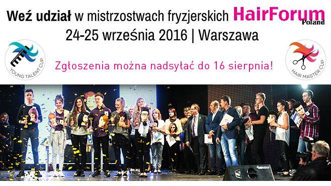 Weź udział w mistrzostwach Hair Forum Poland 2016